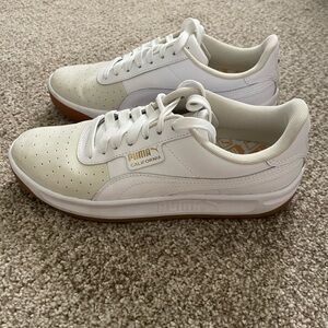 PUMA Women's California Sneaker, Whisper White, 7.5 M US